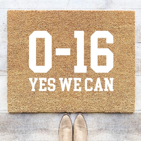 Detroit Lions 0 16 Yes We Can Coir Doormats
