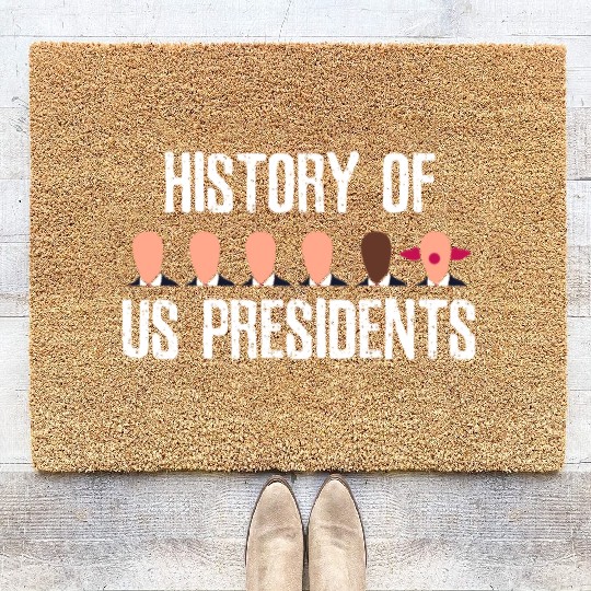 Anti Trump USA President Election Impeach Clown Coir Doormats