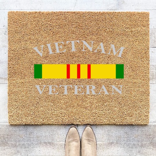 Vietnam Veteran Design Coir Doormats