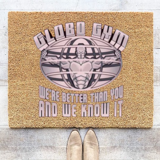 globo gym costume Coir Doormats