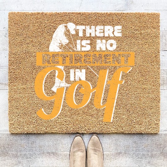 Golf retirement Coir Doormats