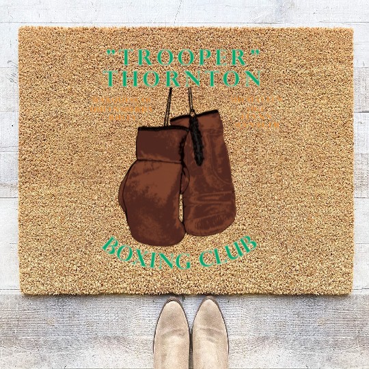 Trooper Thornton Boxing Club Coir Doormats