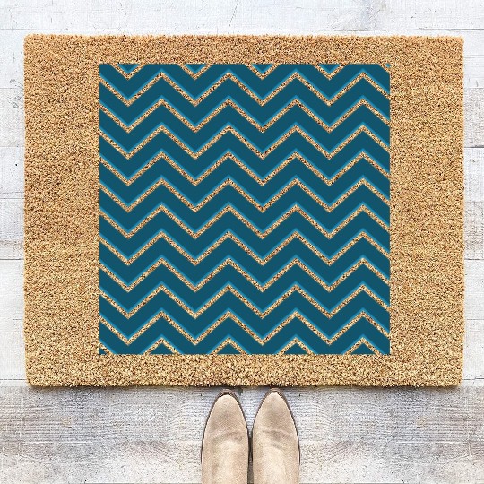 zig zag Coir Doormats