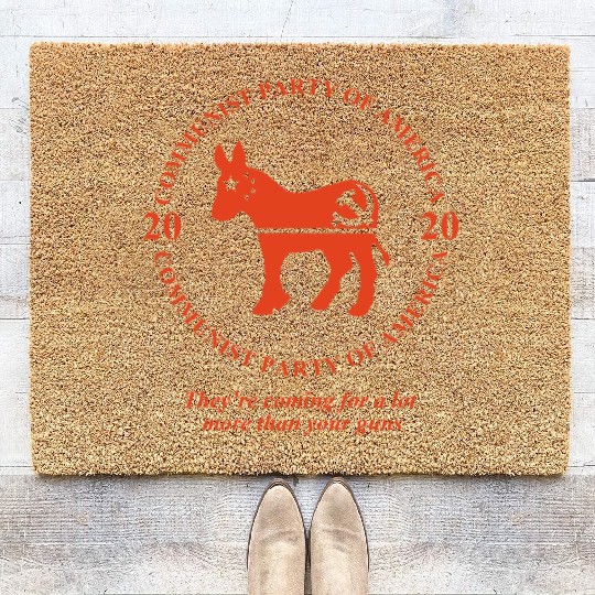 Communist Party of America Coir Doormats