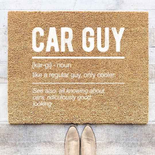 Car Guy Definition Coir Doormats
