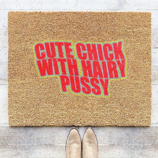 Kinky Saying Cat Gift Girlfriend Coir Doormats