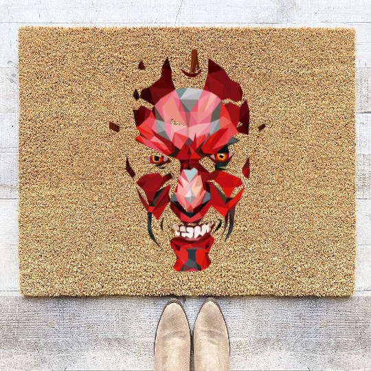 darth maul sith Coir Doormats