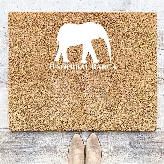 Hannibal Barca World Tour - Carthaginian Empire Coir Doormats