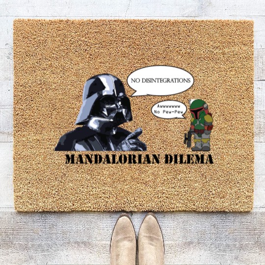 Darth Vader's Condition to Every Hired Mandalorian Coir Doormats
