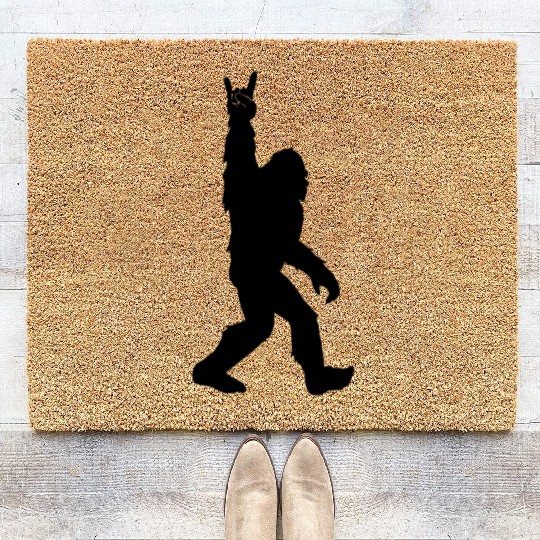Rock and Roll Bigfoot Coir Doormats