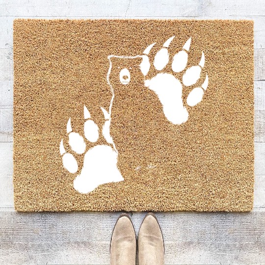 Grizzly Bear Coir Doormats