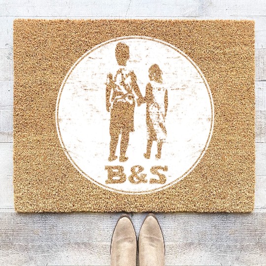 brother and sister Coir Doormats