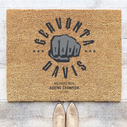 Boxing Champ Gervonta Davis Coir Doormats