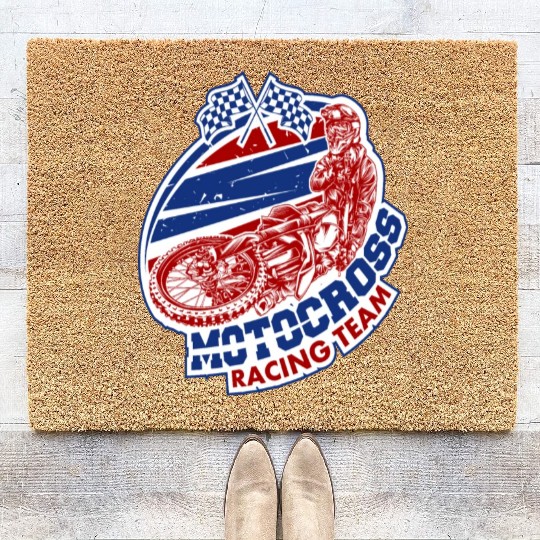 Motocross Racing Team Coir Doormats