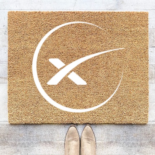 space x spacex elon musk Coir Doormats