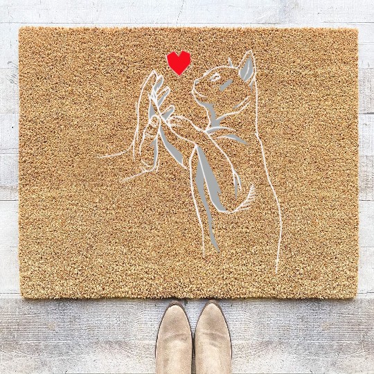 Cat Dad Cat Lover Catmom Cat Mom Cats Coir Doormats