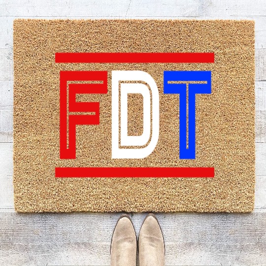 Biden Kamala Funny Anti Trump FDT Donald Trump Coir Doormats