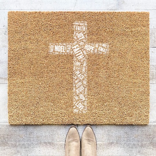 Holy Spirit Holy Spirit Holy Spirit Coir Doormats