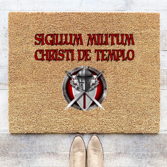 Crusader Knights Templar Coir Doormats