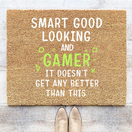 Gamer Clothes Video Game Gaming Gear Gifts Coir Doormats