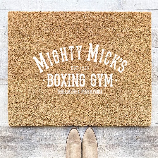 Mighty Mick's Boxing Club Philadelphia Training Coir Doormats
