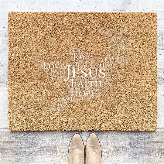 Holy Spirit Holy Spirit Holy Spirit Coir Doormats