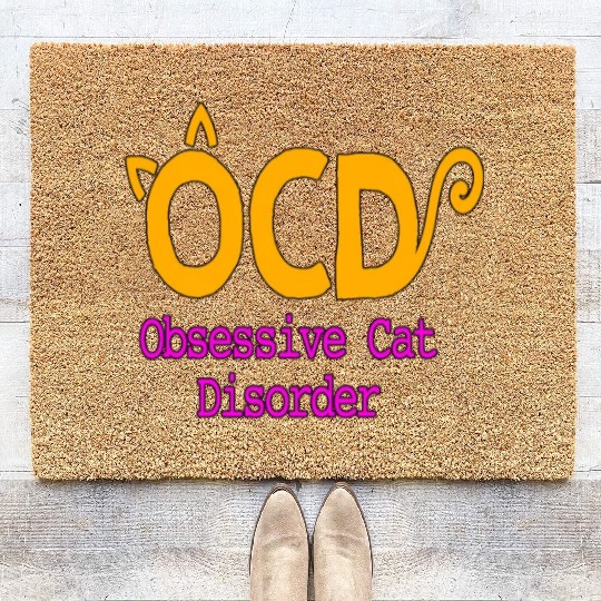 Cat Mom Cat Cat Lover Cat Owner Coir Doormats