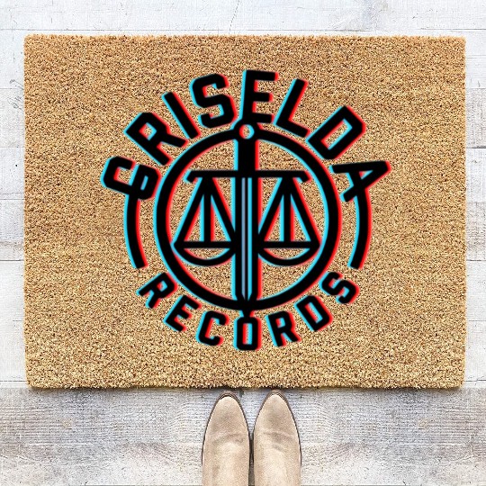 Fashion Rebels Records Coir Doormats