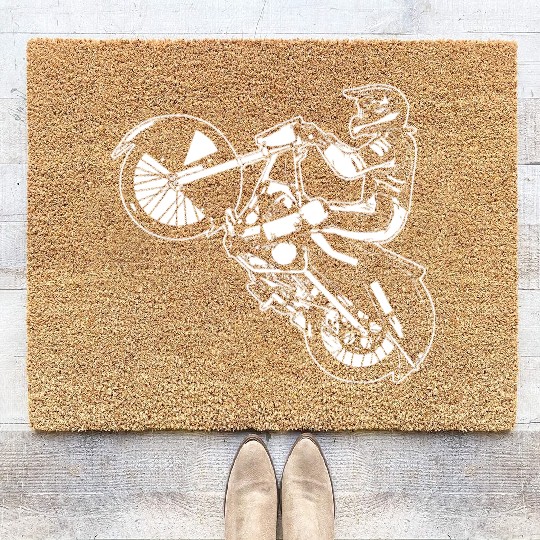 Ice Speedway - Speedway on Ice Coir Doormats