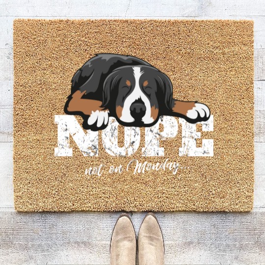 Bernese Mountain Dog Gift Coir Doormats