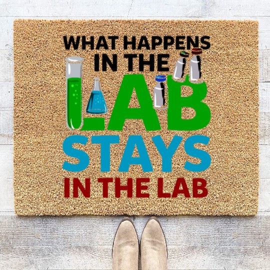 What Happens In The Lab Tech Laboratory Technician Coir Doormats