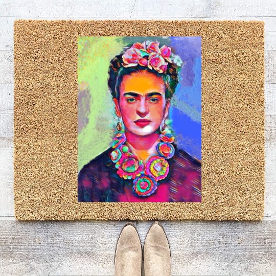 Frida Kahlo Coir Doormats