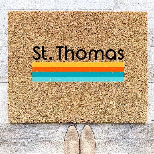 Vintage St Thomas Coir Doormats