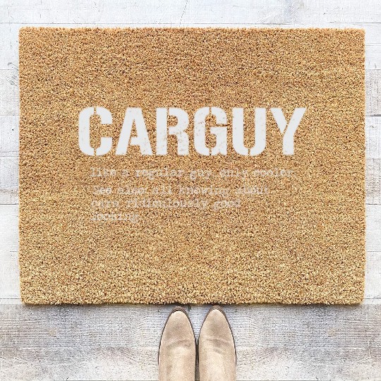 Car Guy Coir Doormats