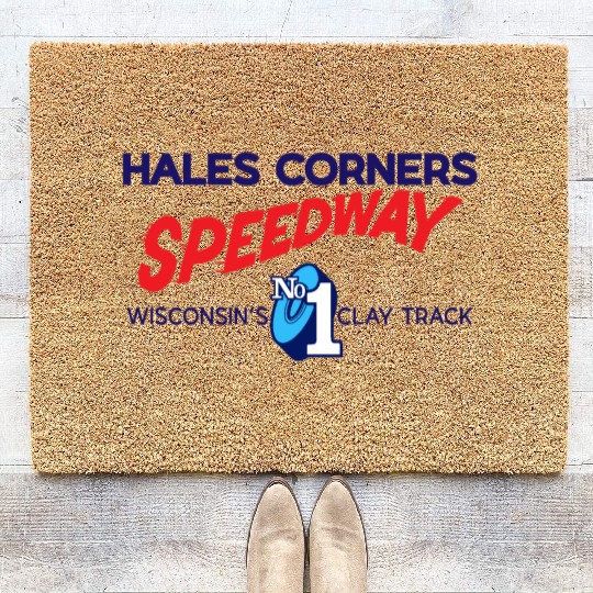 Hales Corners Speedway Coir Doormats