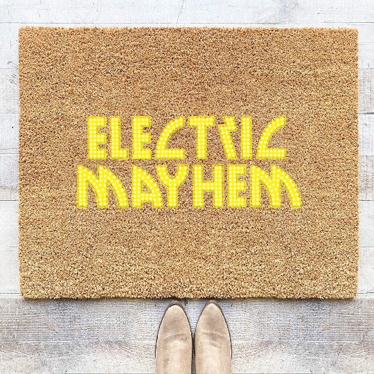 Electric Mayhem Coir Doormats