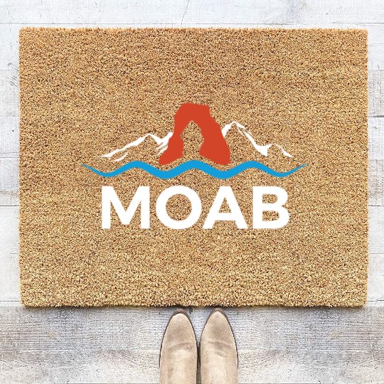 Moab Moab Utah Arches National Park Coir Doormats