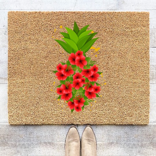 Hibiscus Coir Doormats