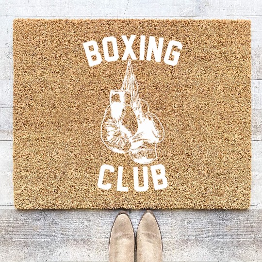 boxing club w Coir Doormats