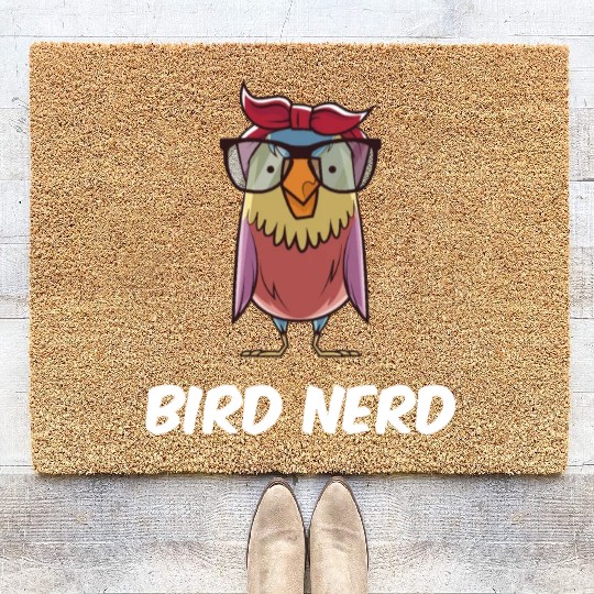 Bird Nerd Coir Doormats