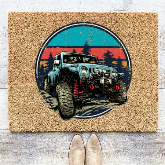 Jeep Offroad Coir Doormats
