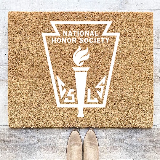 national honor society Coir Doormats