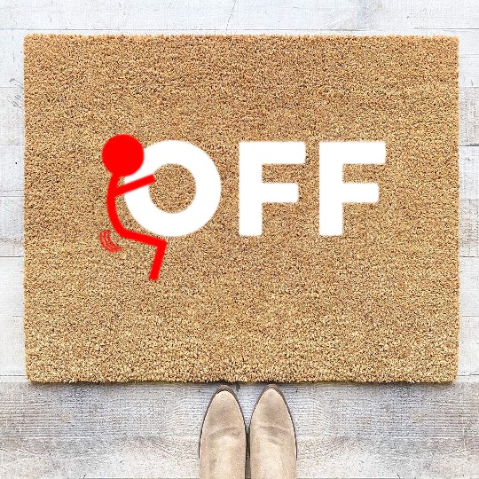 Fuck Off Coir Doormats