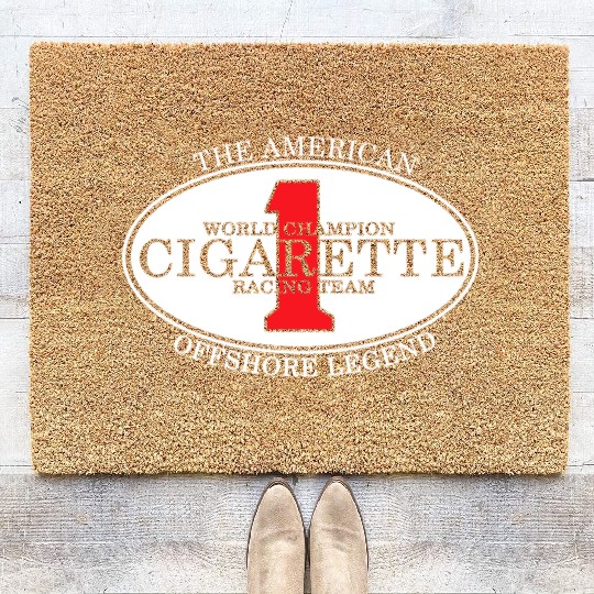 The American World Champion Cigarette Racing Team Coir Doormats