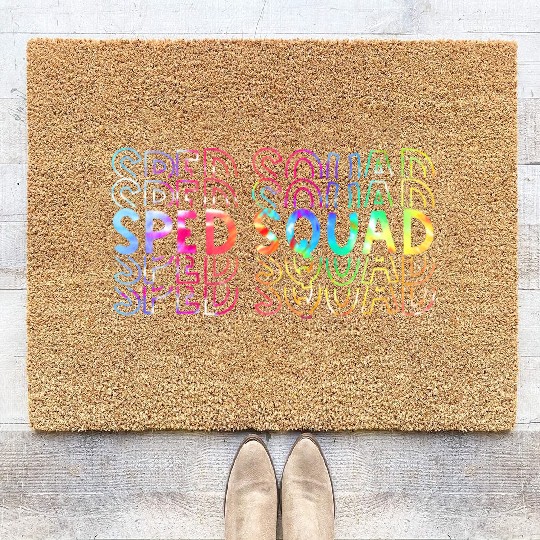 Sped Squad Special Ed Teacher Back To School 2021 Coir Doormats