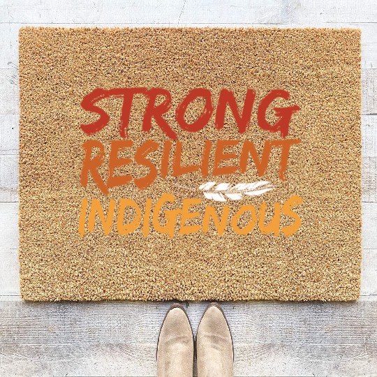 Strong Resilient Indigenous Americans Anti Coir Doormats