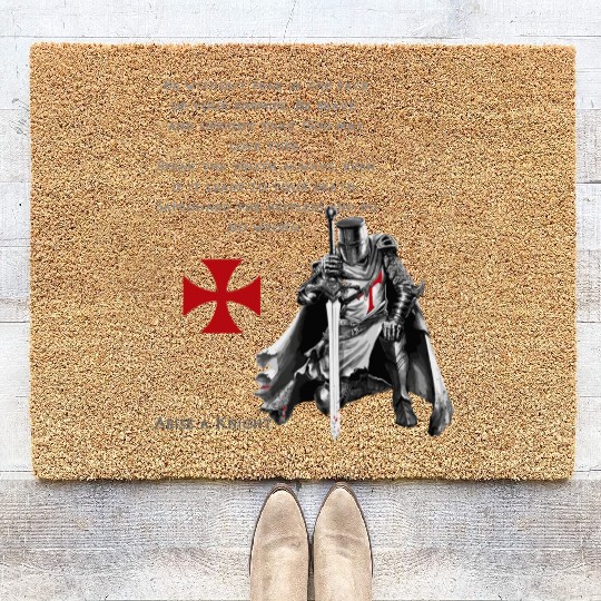Knights Templar Glory Of God Gifts Coir Doormats