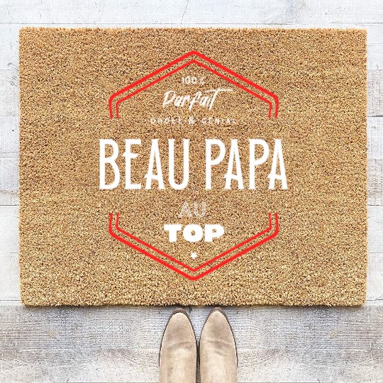 Beau papa parfait et au top Coir Doormats
