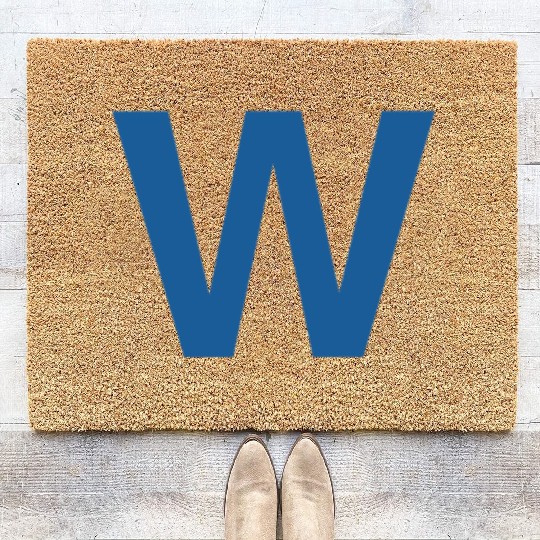 Chicago Win Flag Cubs Coir Doormats