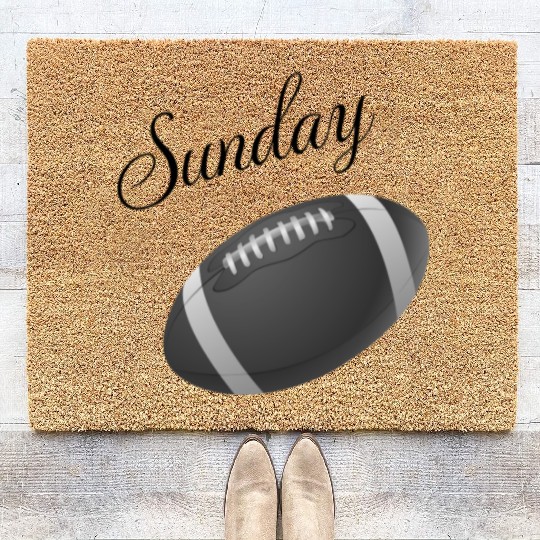 Football Sunday Time Coir Doormats